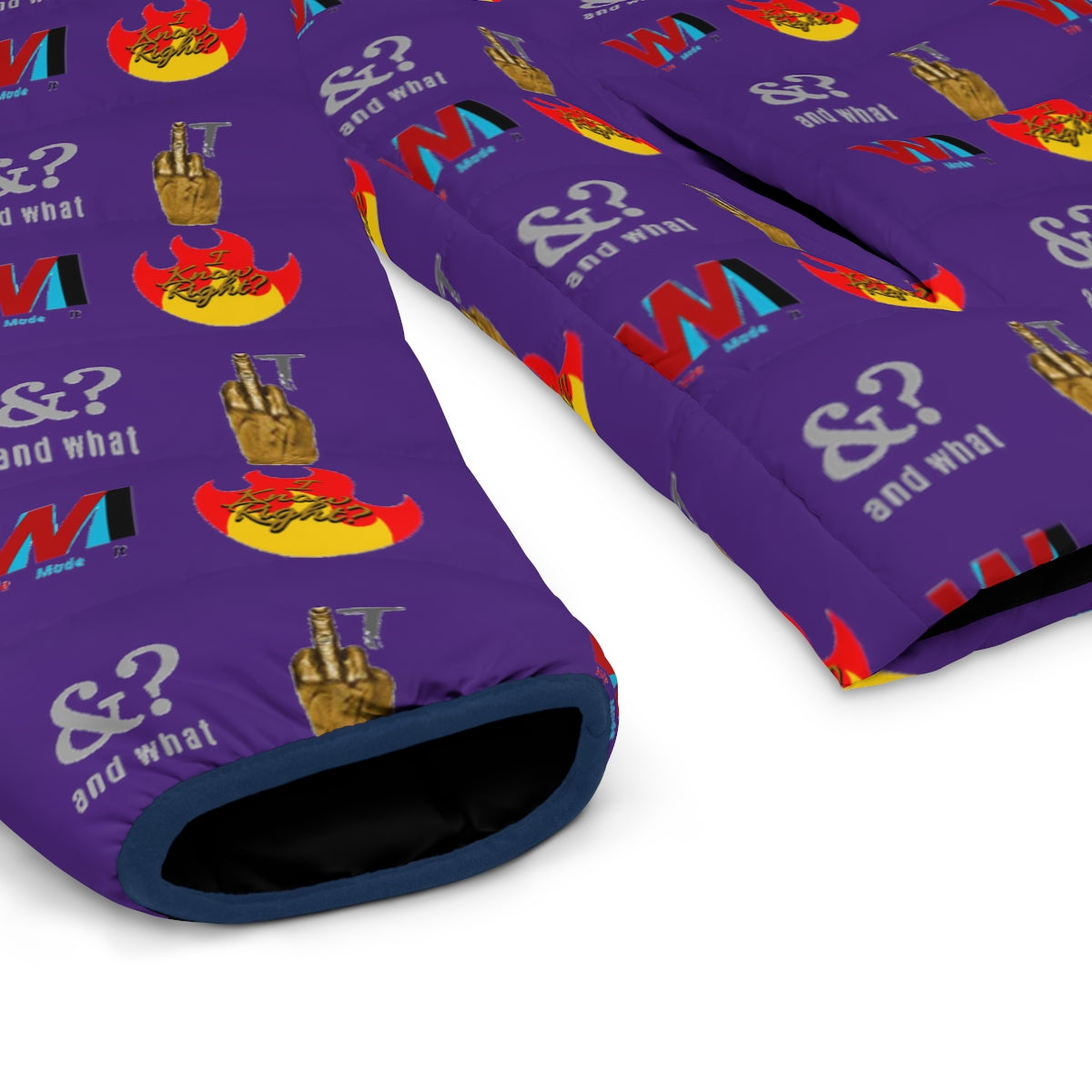 And What Puffer Jacket (AOP) - We Made It LLC 