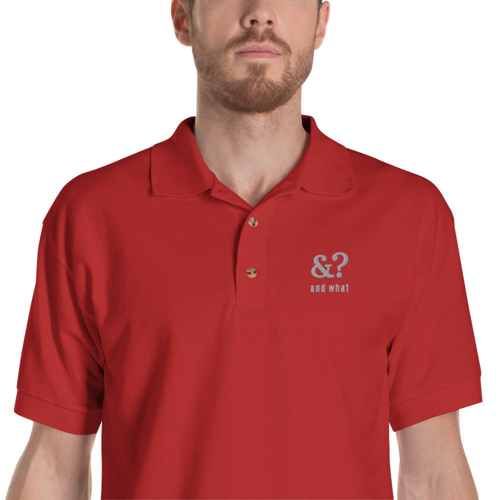 Embroidered Polo Shirt - We Made It LLC 