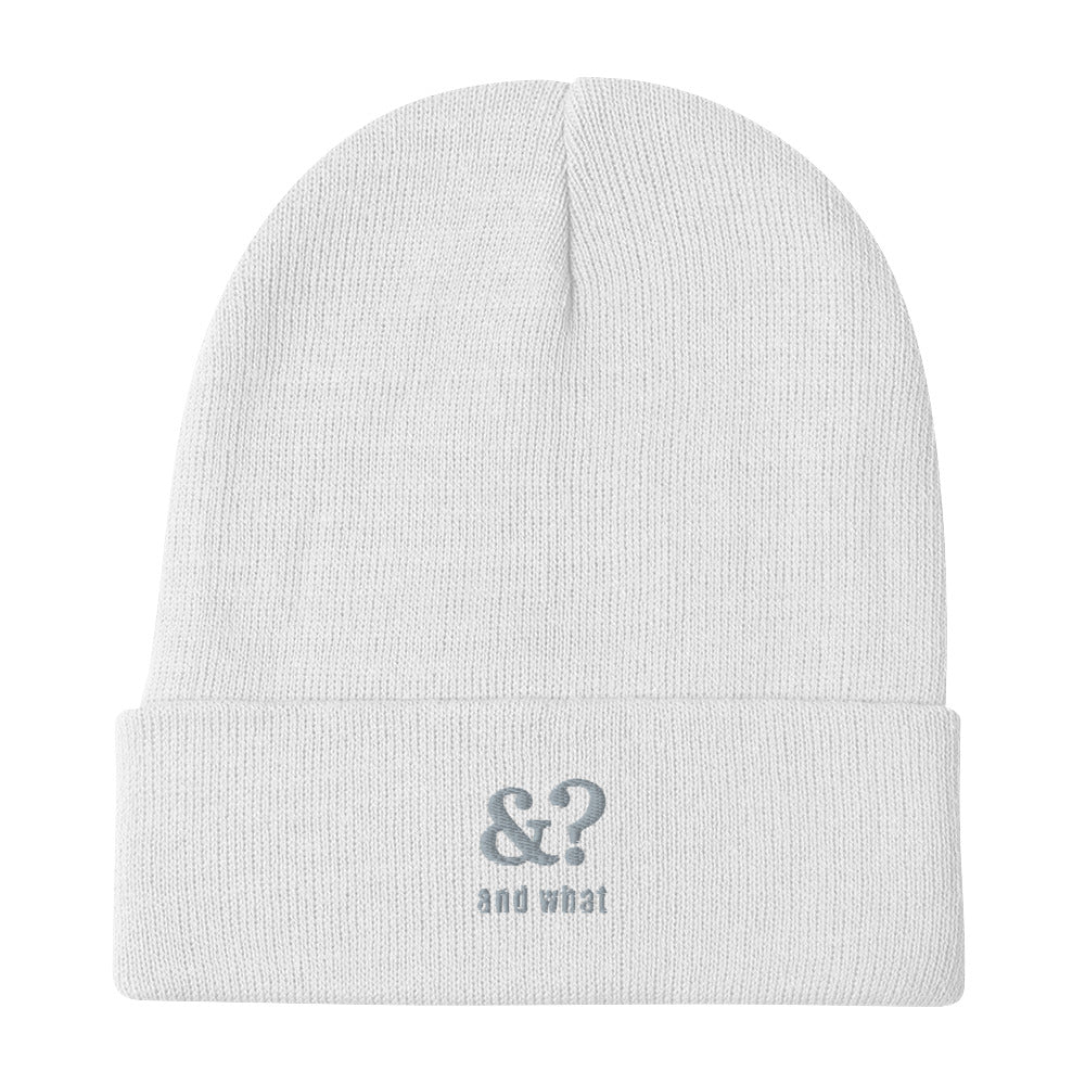 Embroidered Beanie - We Made It LLC 