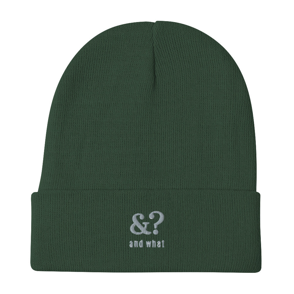 Embroidered Beanie - We Made It LLC 