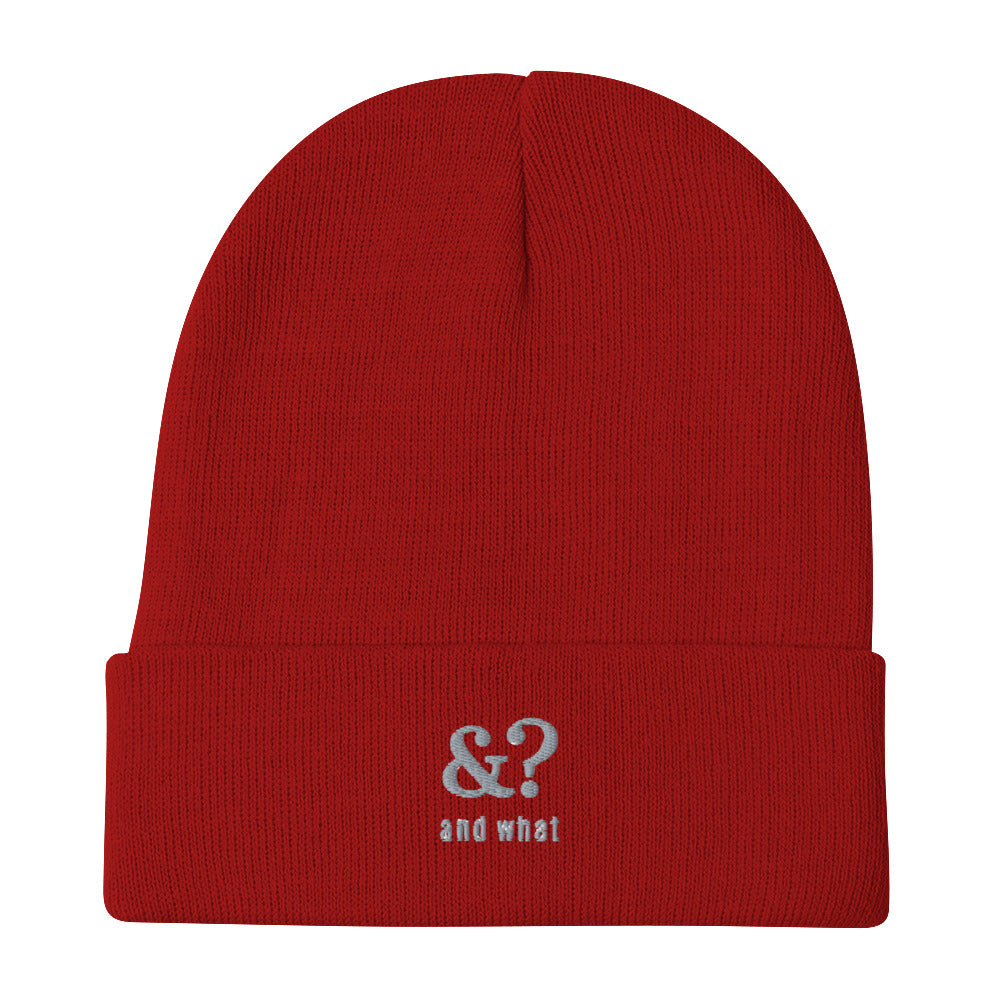 Embroidered Beanie - We Made It LLC 