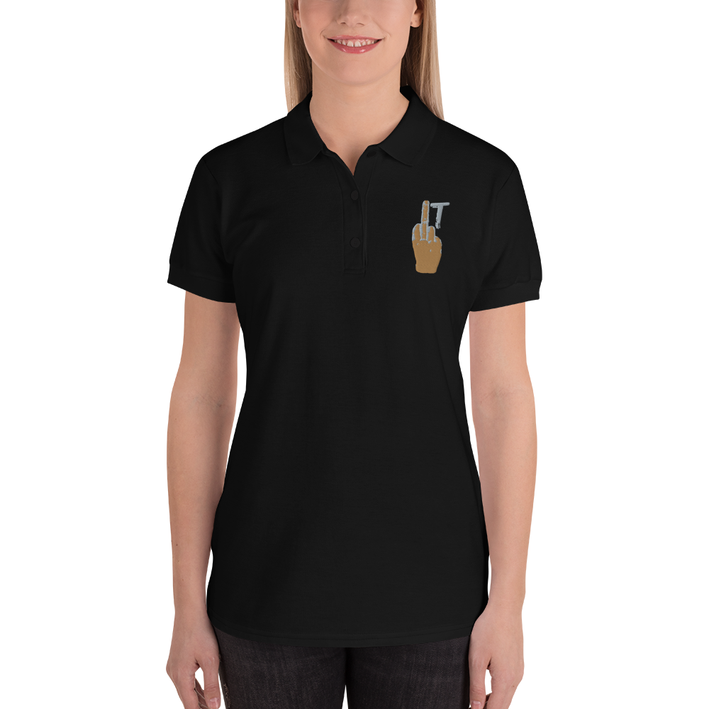 Embroidered Women's Polo Shirt - We Made It LLC 