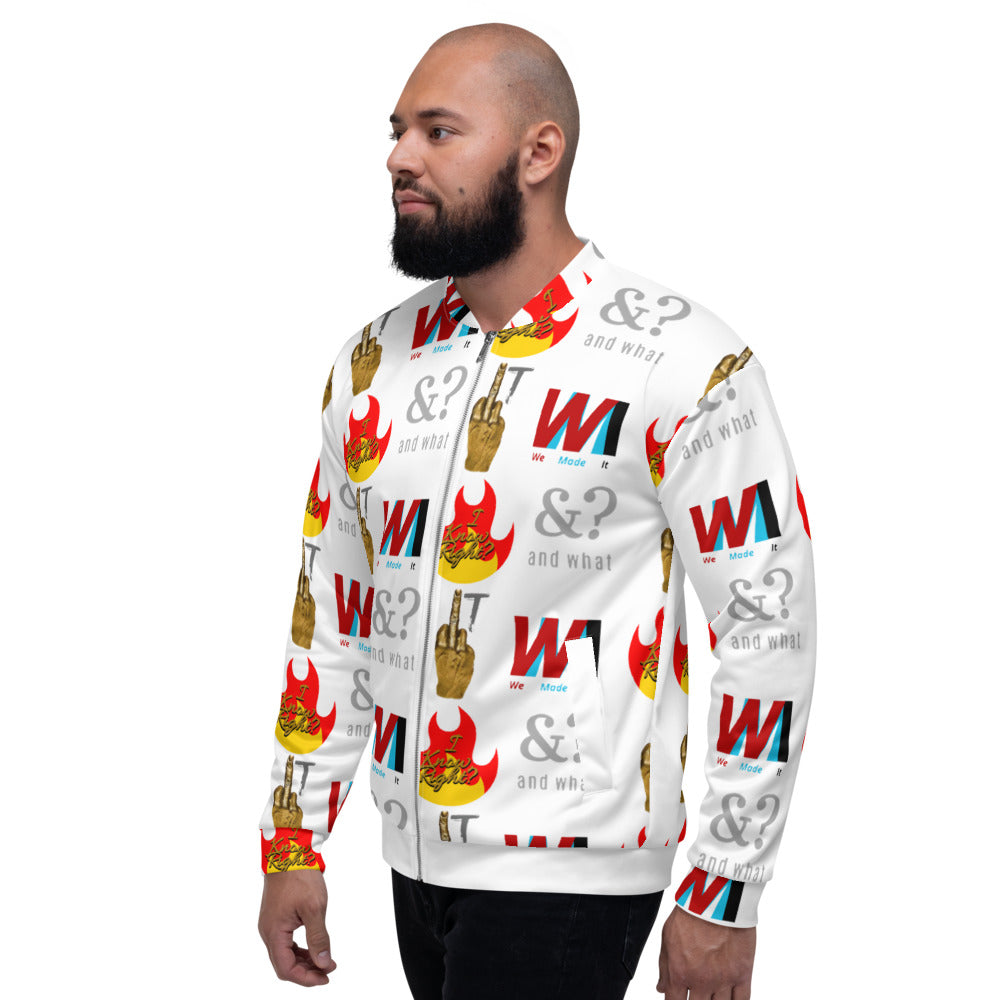 Unisex Bomber Jacket - We Made It LLC 