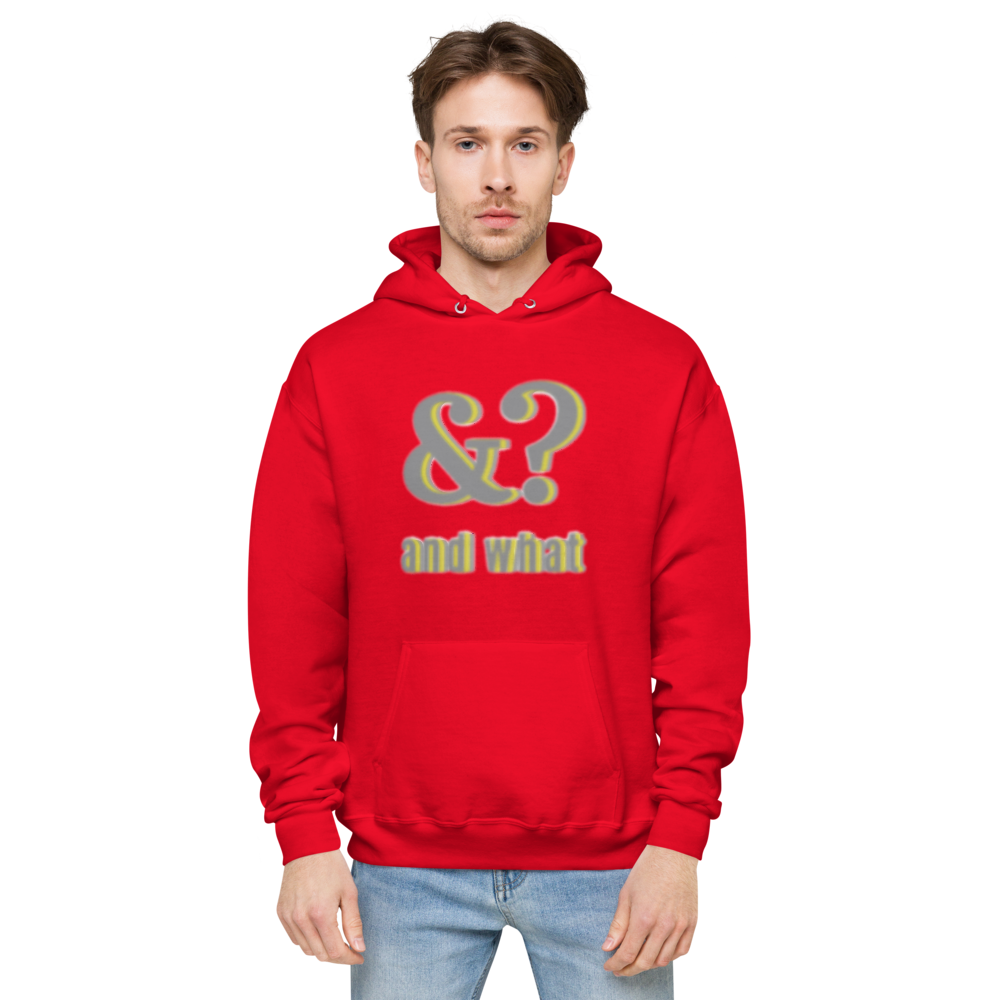 And What Unisex fleece hoodie - We Made It LLC 