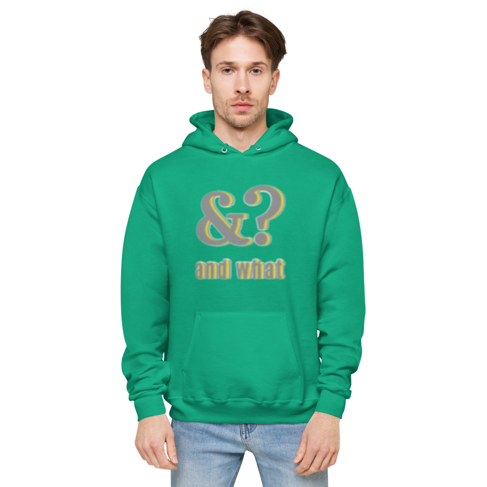 And What Unisex fleece hoodie - We Made It LLC 