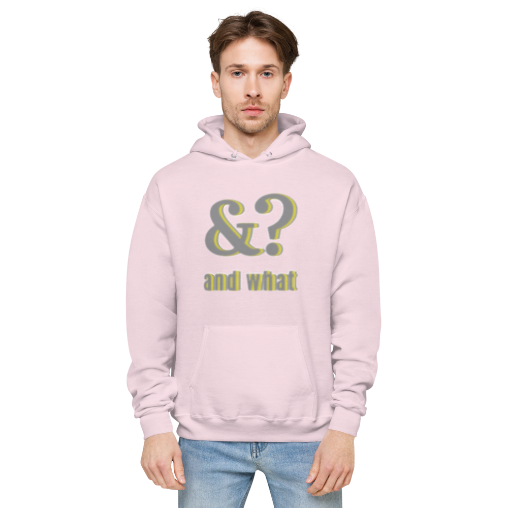 And What Unisex fleece hoodie - We Made It LLC 