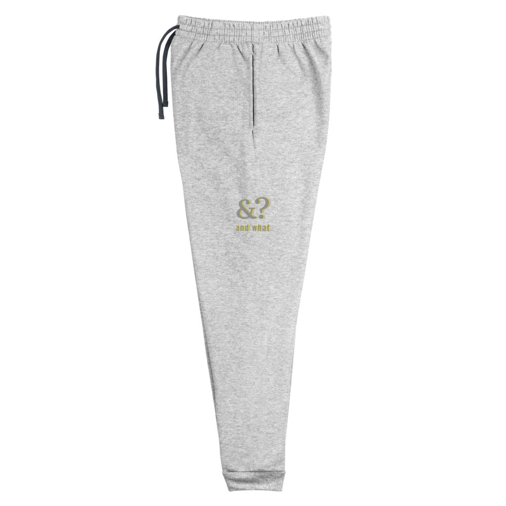 And What Unisex Joggers - We Made It LLC 